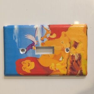 Lion King light switch plate